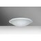 Besa Lighting Trio 12 Ceiling, Stucco, Satin Nickel Clips, 1x11W LED 9682ST-LED-SN - alternate 1